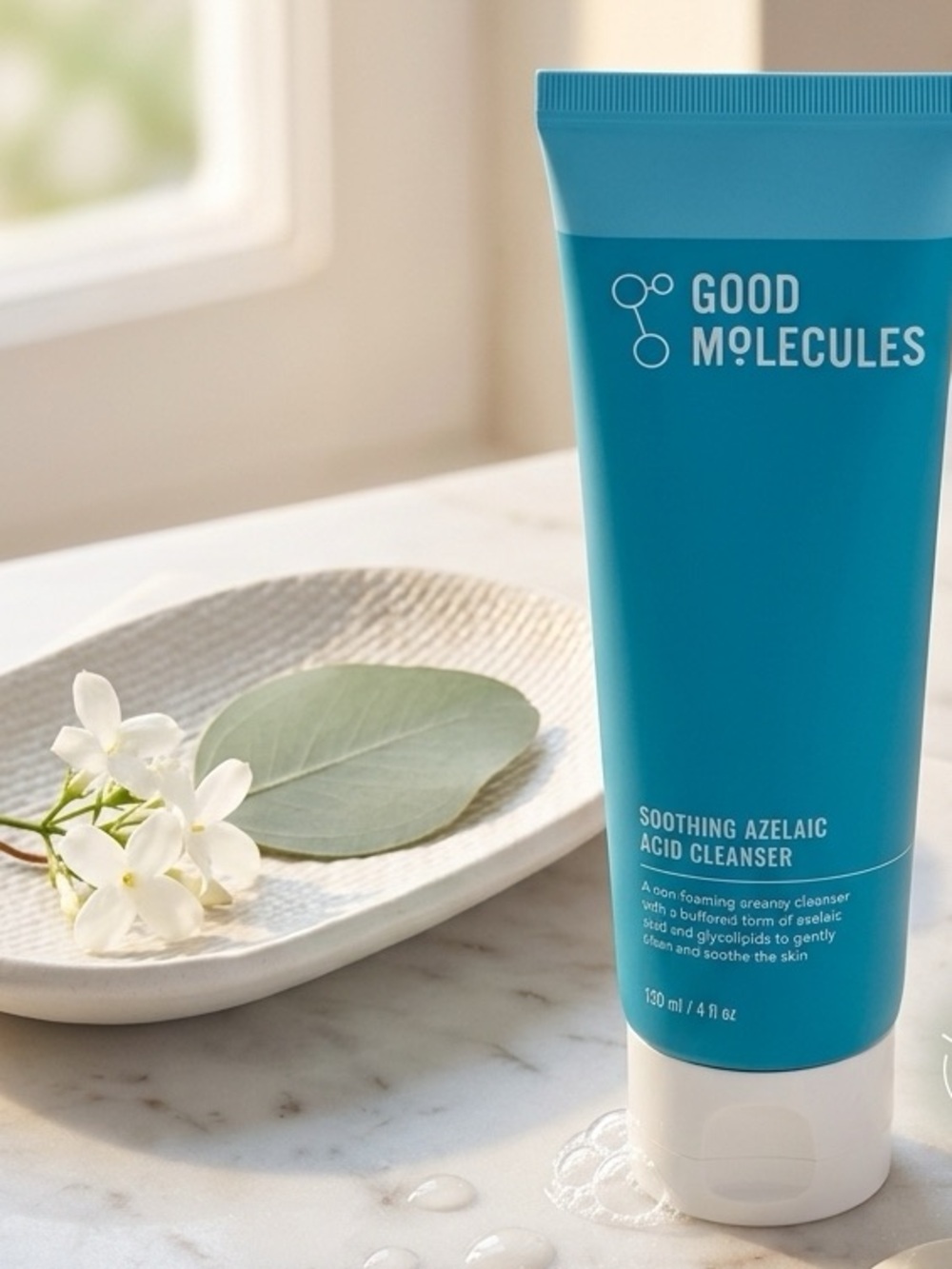 Good Molecules Soothing Azelaic Acid Cleanser 120 mL - NEW SEALED no box